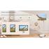 32-Inch Full HD Portable Smart Screen with Stand, Wireless Touch Monitor up to 5-Hour Battery, Android 12, 6GB RAM + 64GB Storge, Full-Motion Mount for Streaming, Work, and Multi-Purpose Use - White